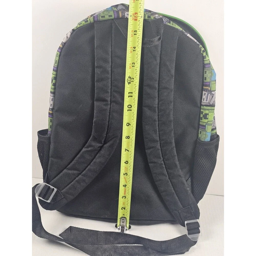 Minecraft Creeper TnT Adventure Mode 16-Inch Kids Backpack Back To School Bag